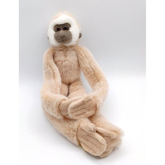 Wild Republic K&M Hanging Spider Monkey Plush Toy Stuffed Animal Beige Tan 17" - Picture 2 of 6